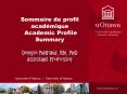 Sommaire de profil acad PowerPoint PPT Presentation