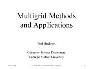 Multigrid Methods and Applications