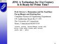 JINI: A Technology for 21st Century Is It Ready for Prime Time? PowerPoint PPT Presentation