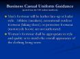 Business Casual Uniform Guidance (quoted from the NPS student handbook) PowerPoint PPT Presentation