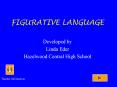 FIGURATIVE LANGUAGE PowerPoint PPT Presentation