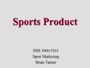 Sports Product