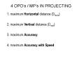 4 OPOs MPs IN PROJECTING PowerPoint PPT Presentation
