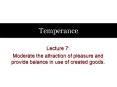 Temperance PowerPoint PPT Presentation