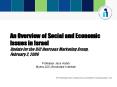 An Overview of Social and Economic Issues in Israel Update for the UJC Overseas Marketing Group, Feb PowerPoint PPT Presentation