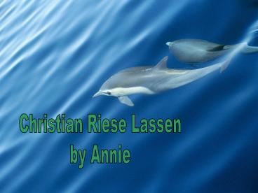 Christian Riese Lassen