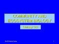 COMMUNITY%20AND%20ECOSYSTEM%20BIOLOGY PowerPoint PPT Presentation