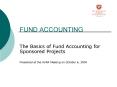 FUND ACCOUNTING PowerPoint PPT Presentation
