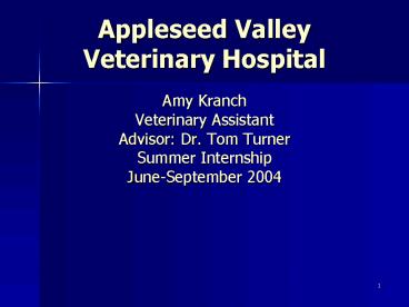 Appleseed Valley Veterinary Hospital
