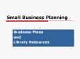 Small Business Planning PowerPoint PPT Presentation