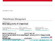 Philanthropic Management