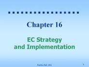 Chapter 16 EC Strategy and Implementation