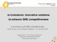 m-Commerce: Innovative solutions to enhance SME competitiveness PowerPoint PPT Presentation