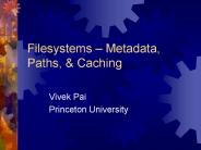 Filesystems 