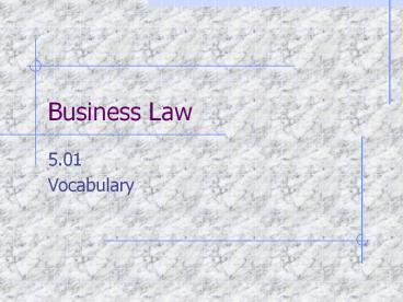 Business Law