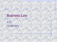 Business Law