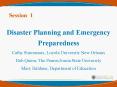 Disaster Planning and Emergency Preparedness PowerPoint PPT Presentation