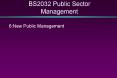 BS2032 Public Sector Management PowerPoint PPT Presentation