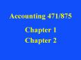 Accounting 471/875 PowerPoint PPT Presentation