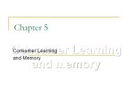 Consumer Learning
