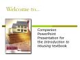 HOUSING POLICY PowerPoint PPT Presentation