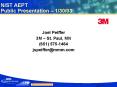 NIST AEPT Public Presentation 13003 PowerPoint PPT Presentation