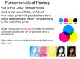 Fundamentals of Printing PowerPoint PPT Presentation