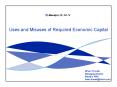 Uses and Misuses of Required Economic Capital PowerPoint PPT Presentation