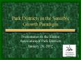 Park Districts in the Sensible Growth Paradigm PowerPoint PPT Presentation