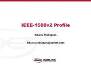 IEEE-1588v2 Profile
