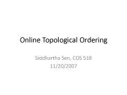 Online Topological Ordering