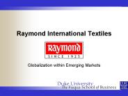 Raymond International Textiles
