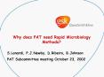 Why does PAT need Rapid Microbiology Methods PowerPoint PPT Presentation