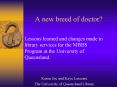 A new breed of doctor PowerPoint PPT Presentation