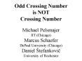 Odd Crossing Number PowerPoint PPT Presentation