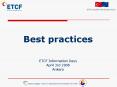 Best practices PowerPoint PPT Presentation