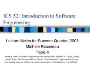 ICS 52: Introduction to Software Engineering