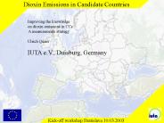 Dioxin Emissions in Candidate Countries