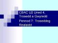 CBAC U2 Uned 4, Trosedd a Gwyredd Pennod 7: Troseddeg Realaidd PowerPoint PPT Presentation