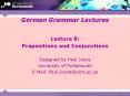 German Grammar Lectures PowerPoint PPT Presentation
