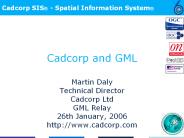 Cadcorp and GML