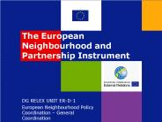 The European Neighbourhood and Partnership Instrument
