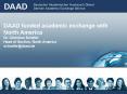 DAAD funded academic exchange with North America Dr' Christian Schfer Head of Section, North America PowerPoint PPT Presentation