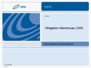 Obligation Warehouse OW