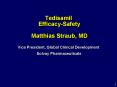 Tedisamil Efficacy-Safety  Matthias Straub, MD PowerPoint PPT Presentation