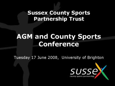 Sussex County Sports Partnership Trust