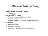 U of Maryland, Baltimore County