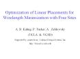 Optimization of Linear Placements for Wirelength Minimization with Free Sites PowerPoint PPT Presentation