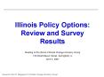 Illinois Policy Options: Review and Survey Results PowerPoint PPT Presentation