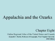 Appalachia and the Ozarks